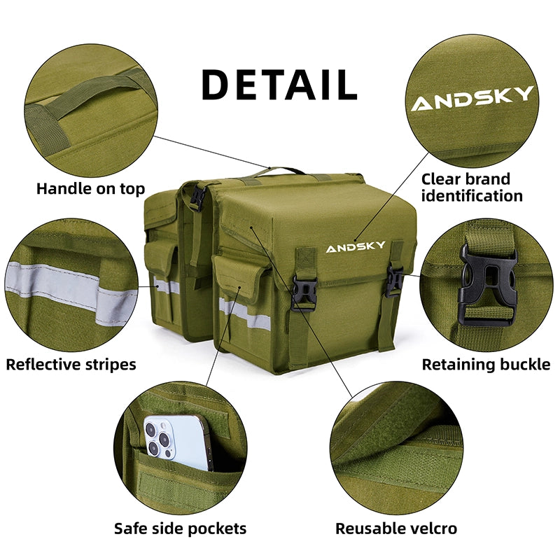 Andsky E-bike Saddle Bag 42L